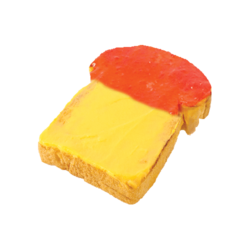Toast Bread (Egg Milk+Strawberry)