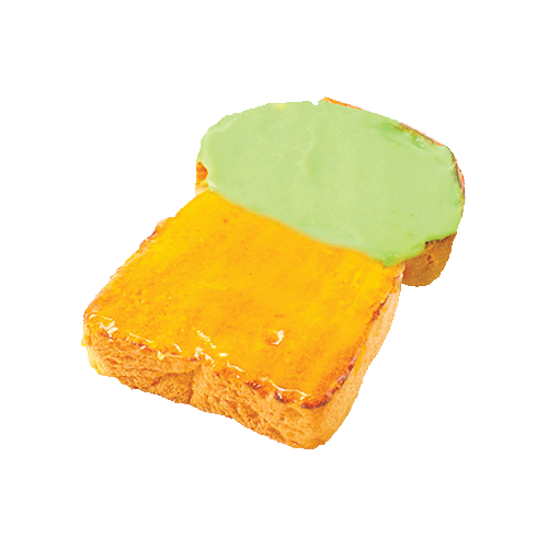 Toast Bread (Kaya + Orange)