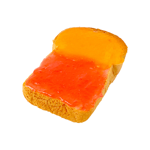 Toast Bread (Orange + Strawberry)
