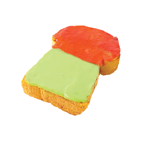 Toast Bread (Strawberry Kaya)